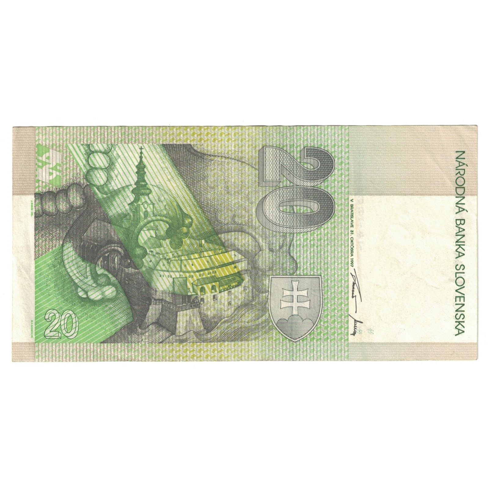 Banknote, Slovakia, 20 Korun, 1999, 1999-07-01, KM:20d, AU(55-58)