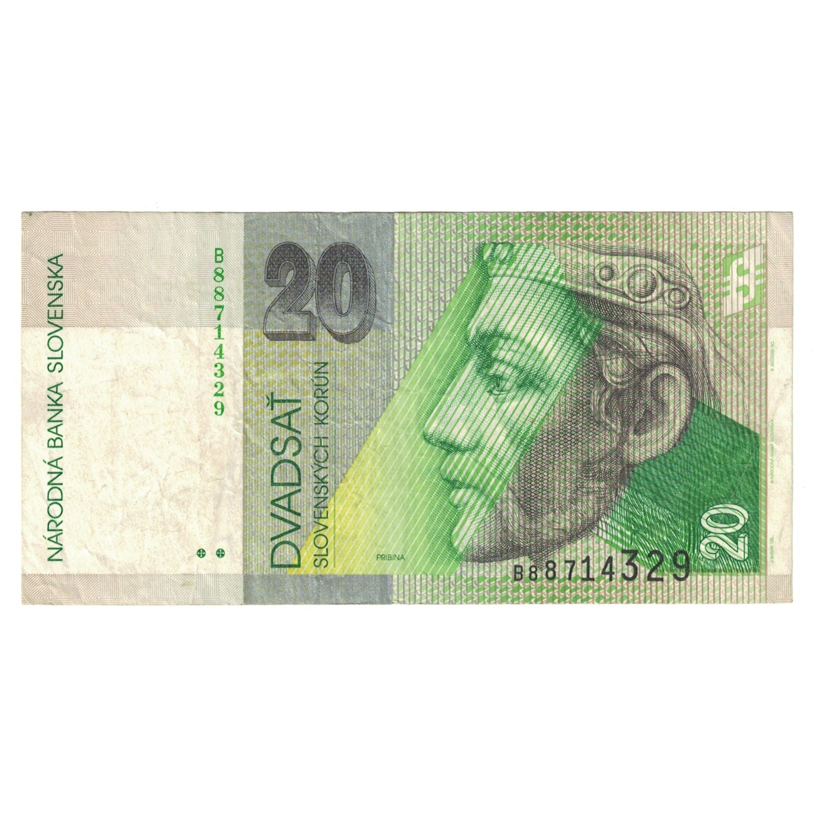 Banknote, Slovakia, 20 Korun, 1999, 1999-07-01, KM:20d, EF(40-45)