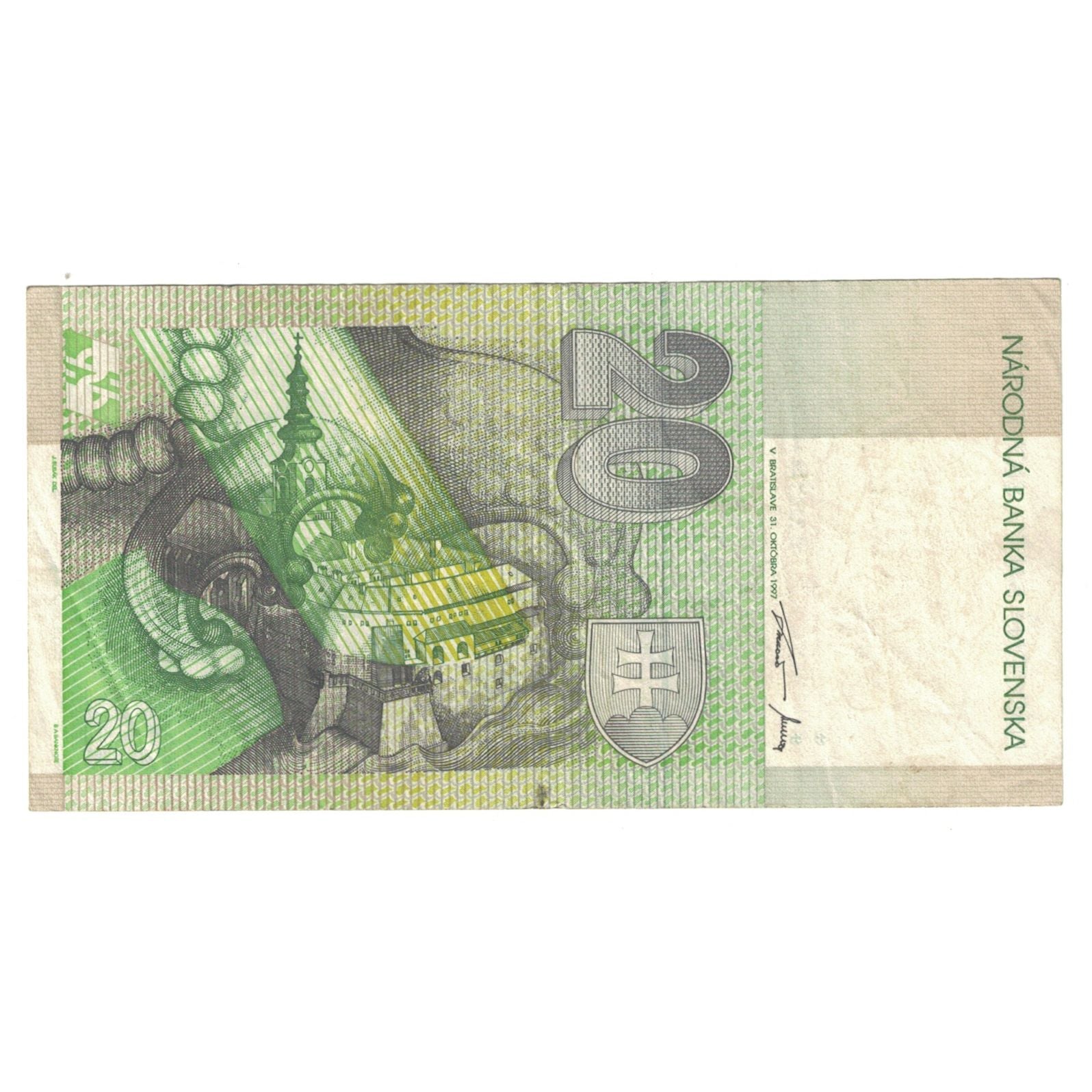 Banknote, Slovakia, 20 Korun, 1999, 1999-07-01, KM:20d, EF(40-45)