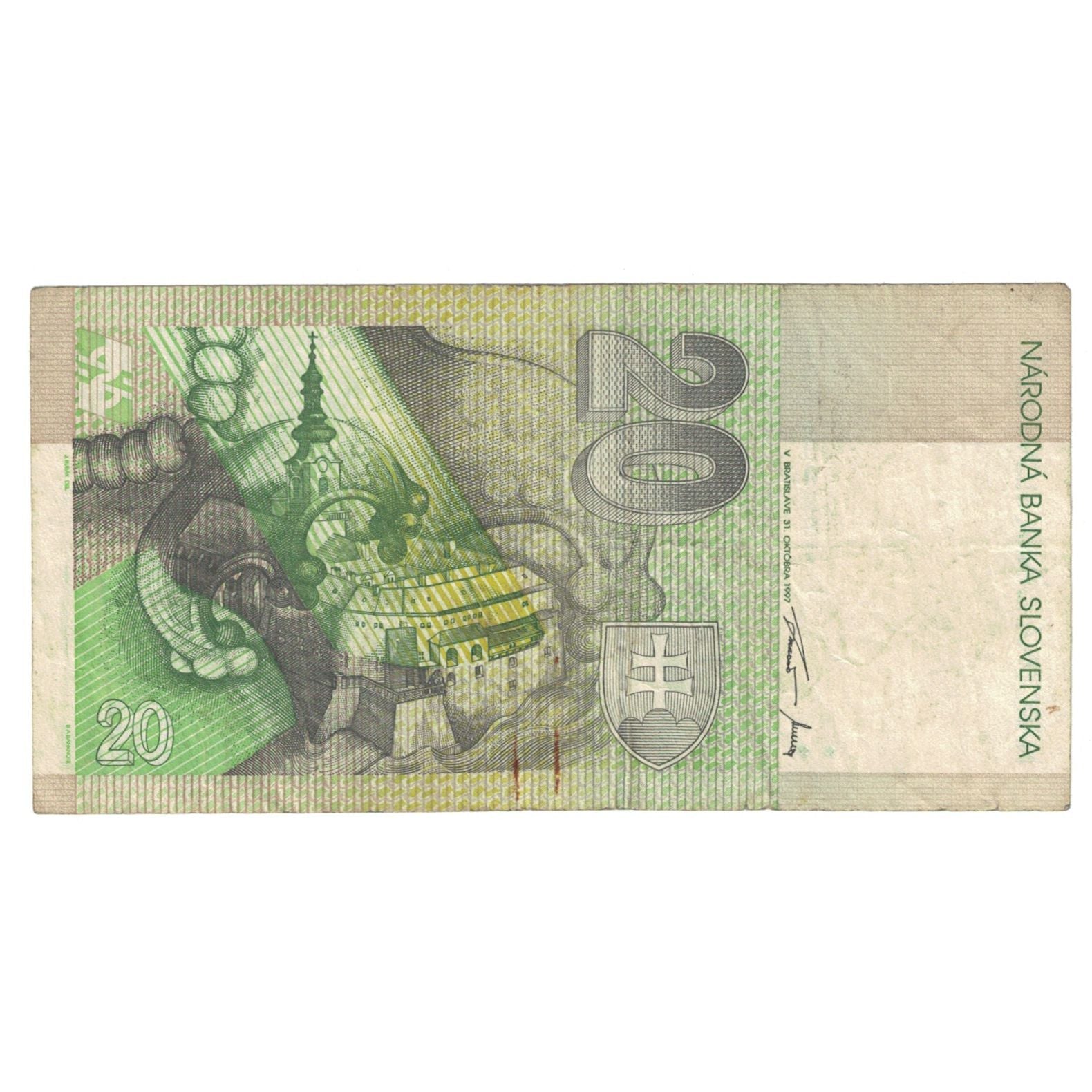 Banknote, Slovakia, 20 Korun, 1999, 1999-07-01, KM:20d, VF(30-35)