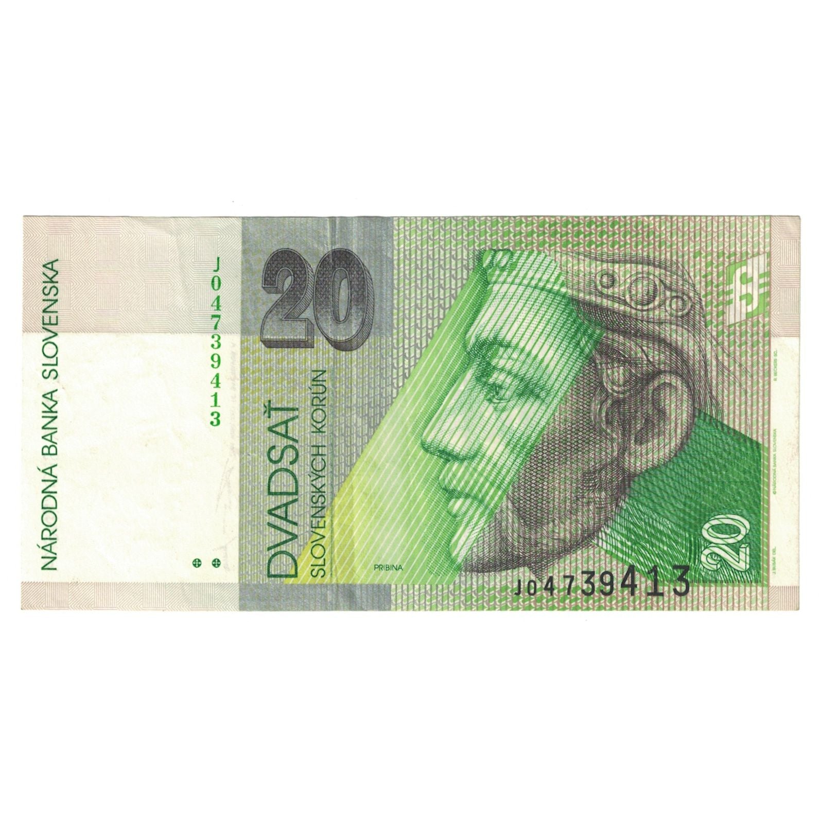 Banconote, Slovacchia, 20 Korun, 1997, 1997-10-31, KM:20c, SPL-