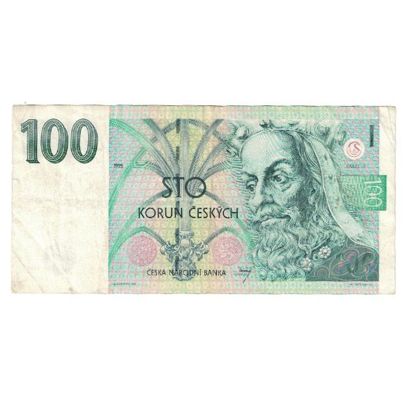 Banknote, Czech Republic, 100 Korun, 1995, KM:12, AU(50-53)