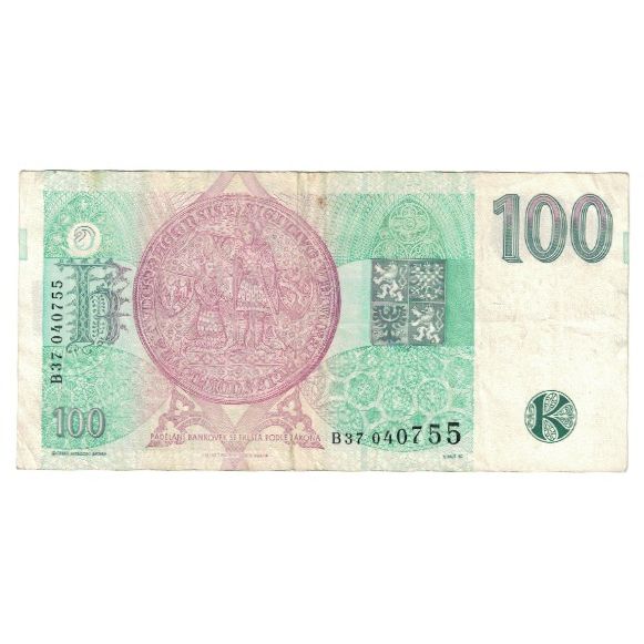 Banknote, Czech Republic, 100 Korun, 1995, KM:12, AU(50-53)