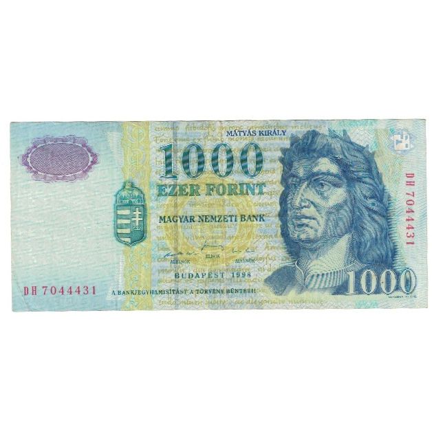Banknote, Hungary, 1000 Forint, 1998, KM:180a, AU(55-58)