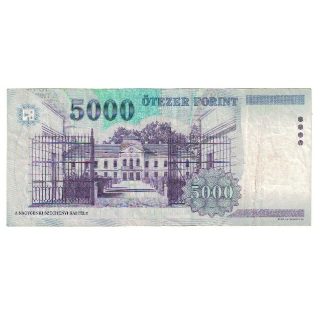Banknote, Hungary, 5000 Forint, 1999, KM:182a, AU(55-58)