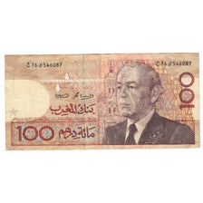 Geldschein, Marokko, 100 Dirhams, 1987, 1987-07-14, KM:65b, SS+