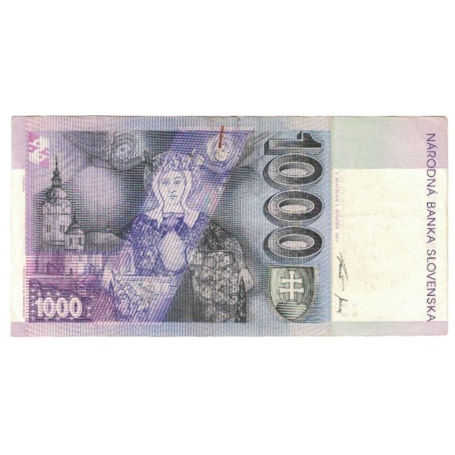 Banknote, Slovakia, 1000 Korun, 1997, 1997-08-01, KM:24c, EF(40-45)