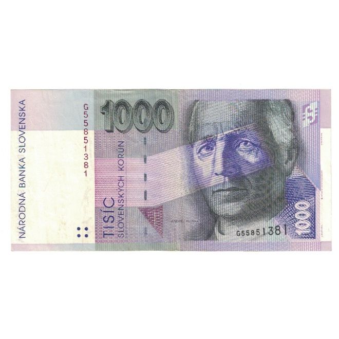 Banconote, Slovacchia, 1000 Korun, 1995, 1995-06-01, KM:24b, BB