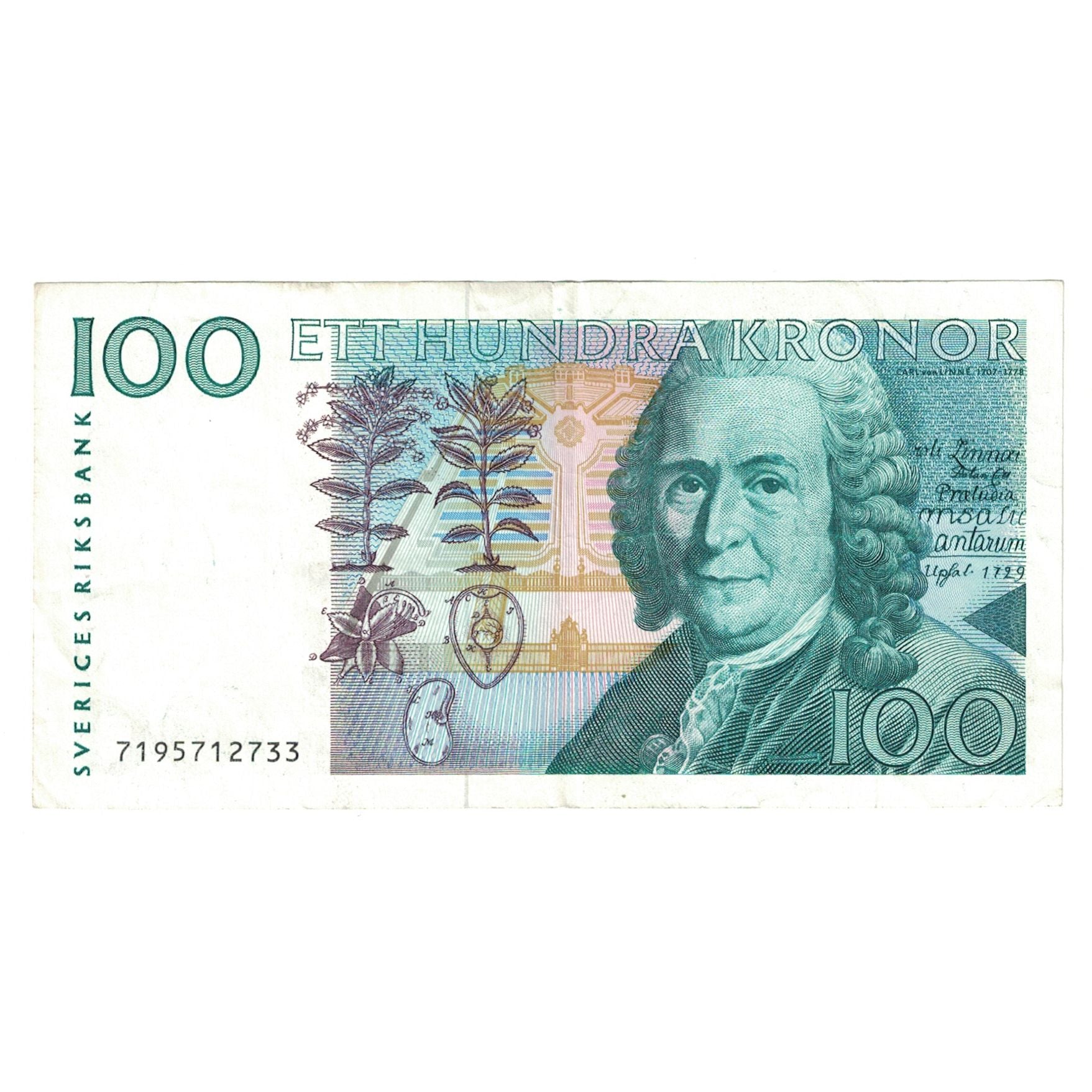 Geldschein, Schweden, 100 Kronor, KM:65a, SS