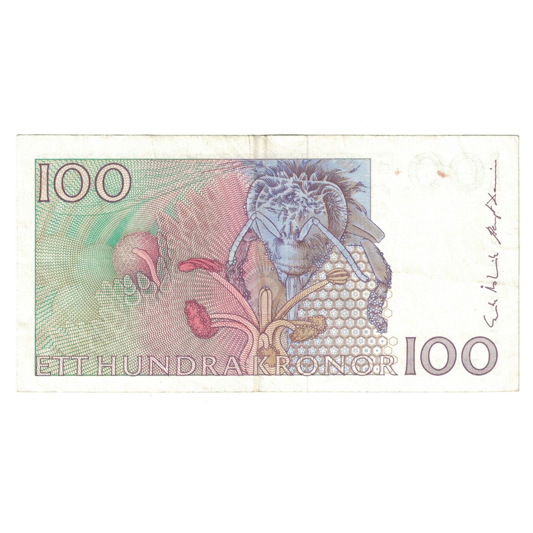 Geldschein, Schweden, 100 Kronor, KM:65a, SS