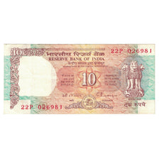 Nota, Índia, 10 Rupees, KM:88d, AU(55-58)