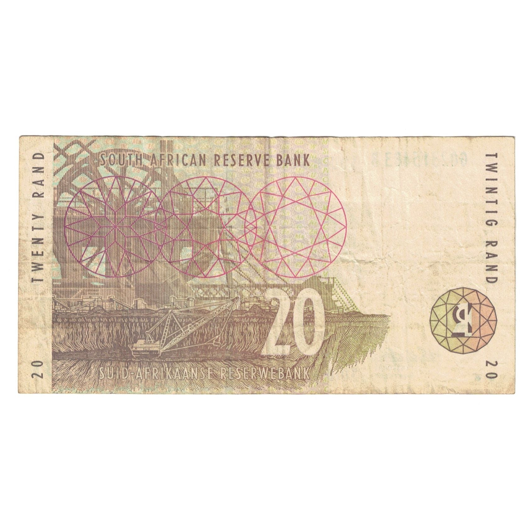 Banknote, South Africa, 20 Rand, KM:124a, EF(40-45)