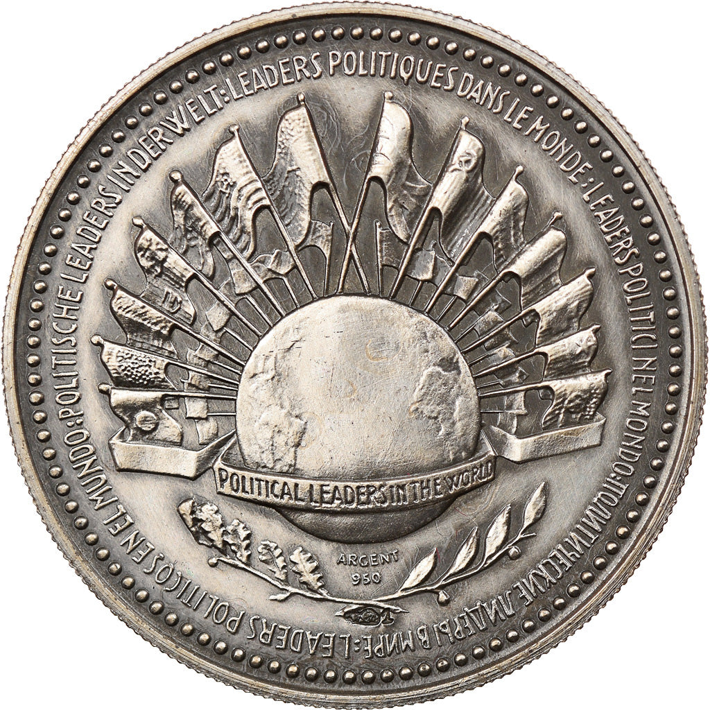 France, Medal, French Fifth Republic, History, MS(60-62), Silver