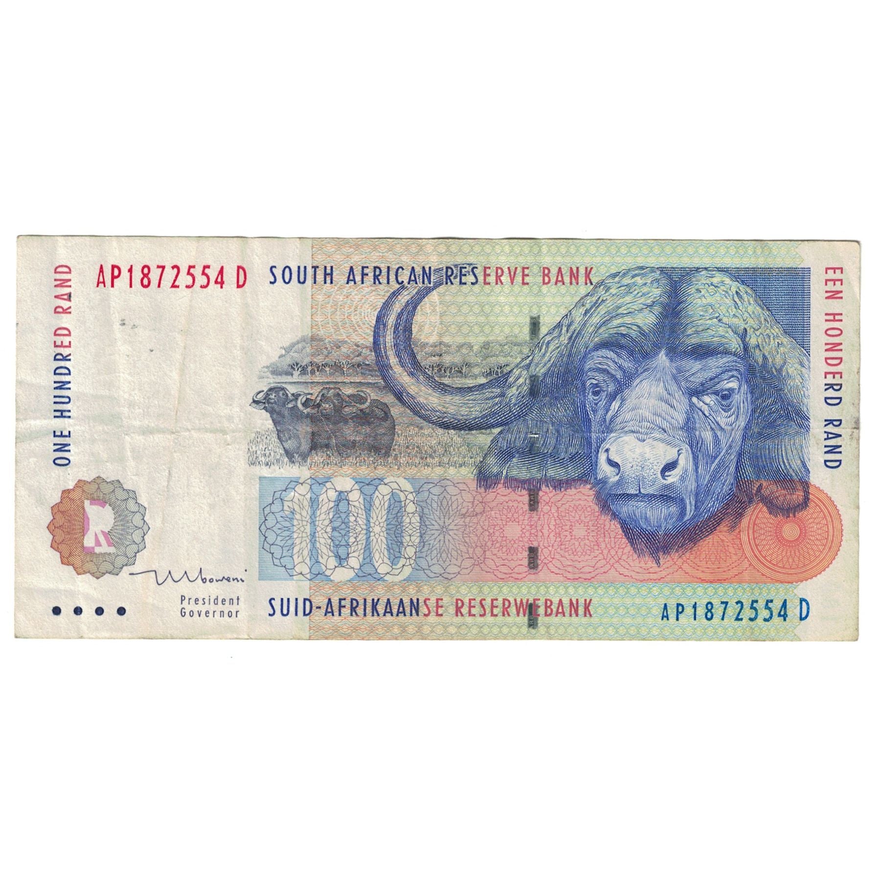 Banknote, South Africa, 100 Rand, KM:126b, AU(50-53)