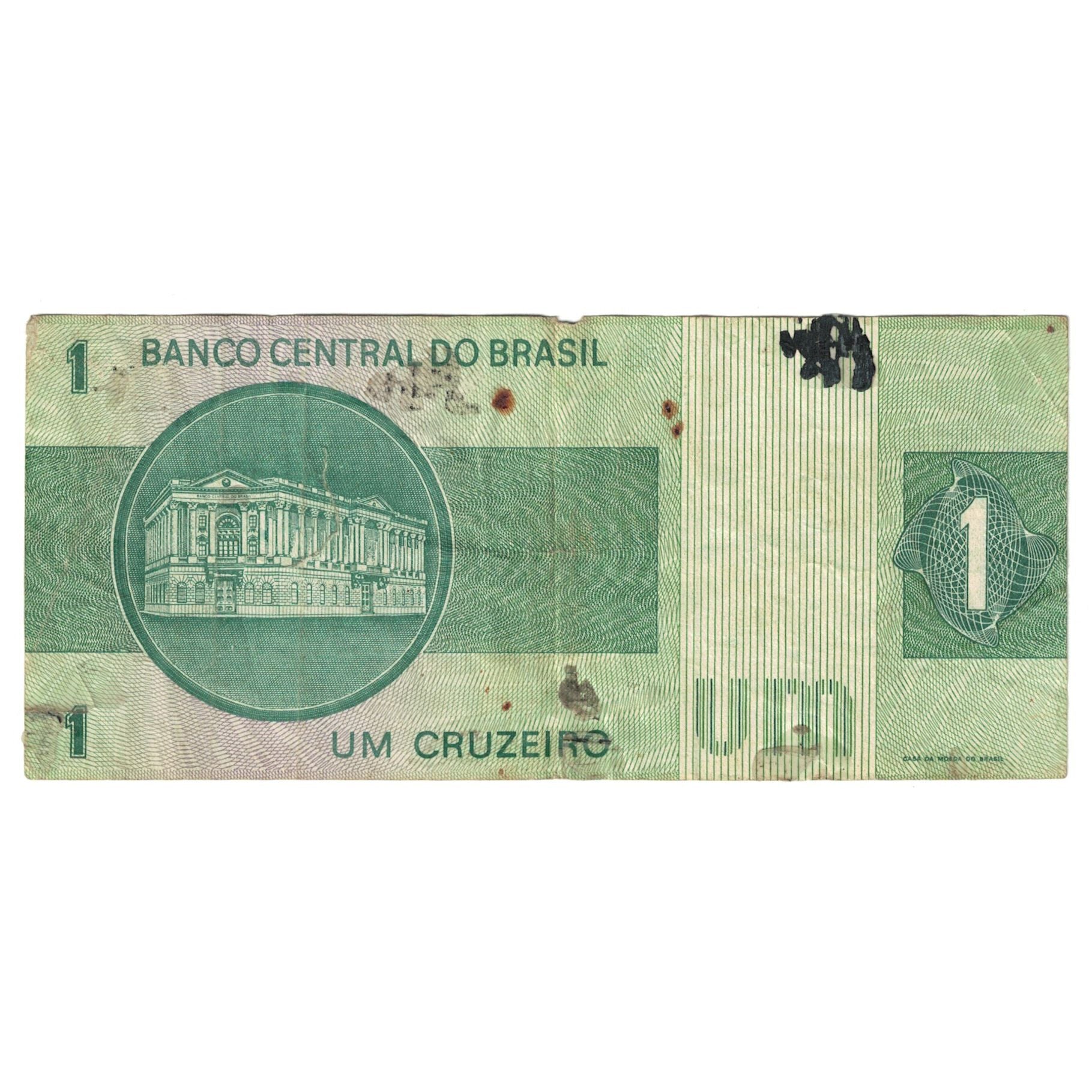 Biljet, Brazilië, 1 Cruzeiro, KM:191Ac, B