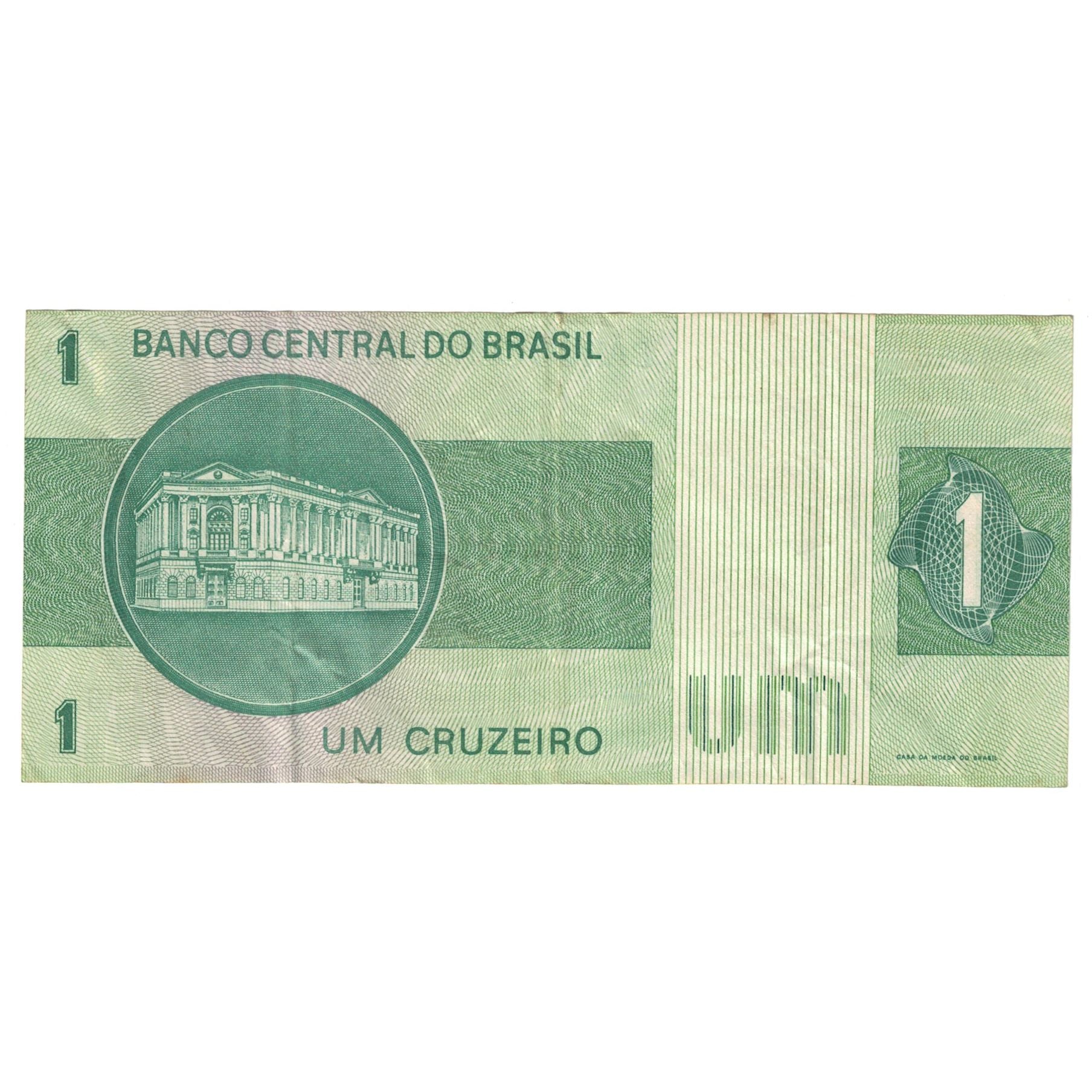 Biljet, Brazilië, 1 Cruzeiro, KM:191Ac, TTB