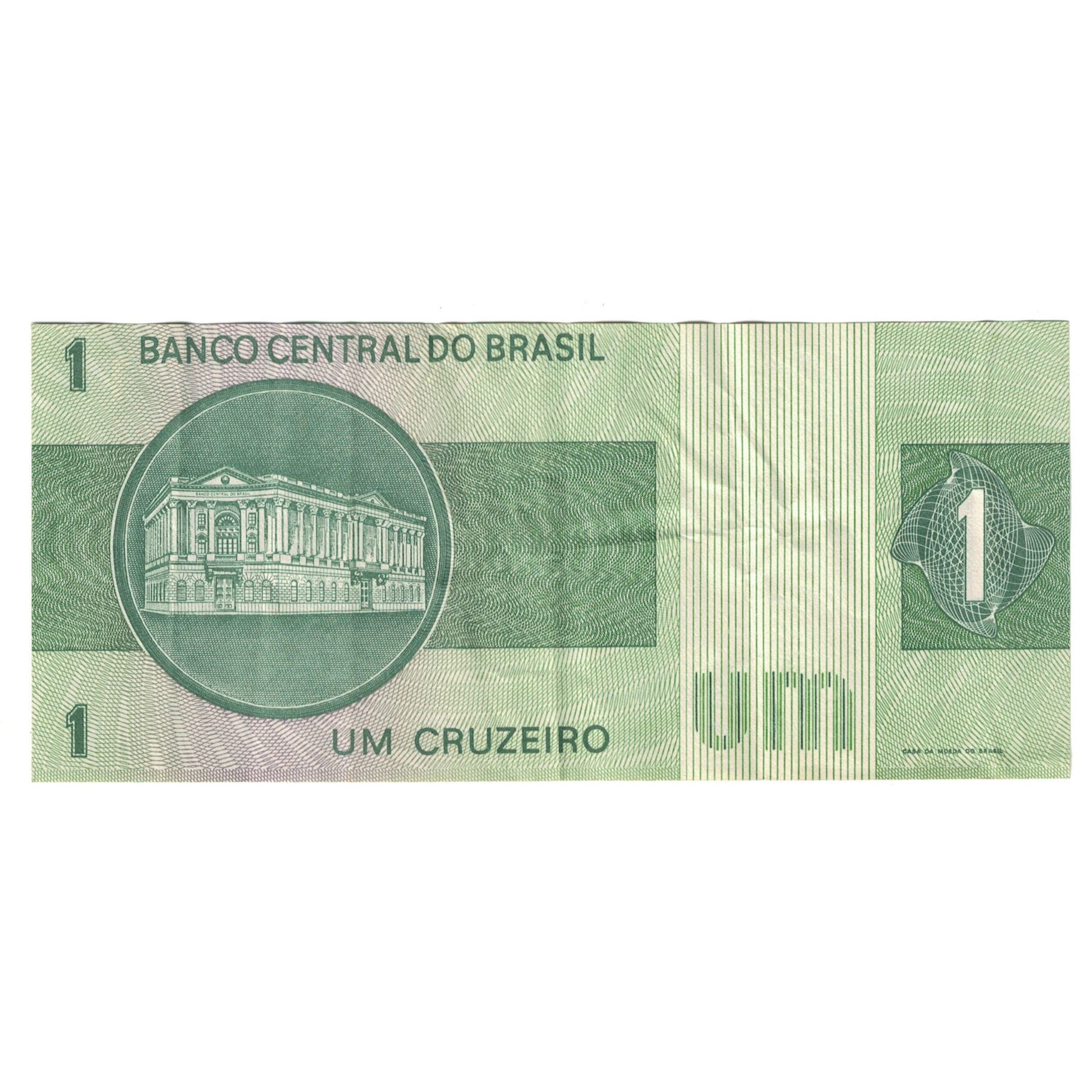 Biljet, Brazilië, 1 Cruzeiro, KM:191Ac, TTB+
