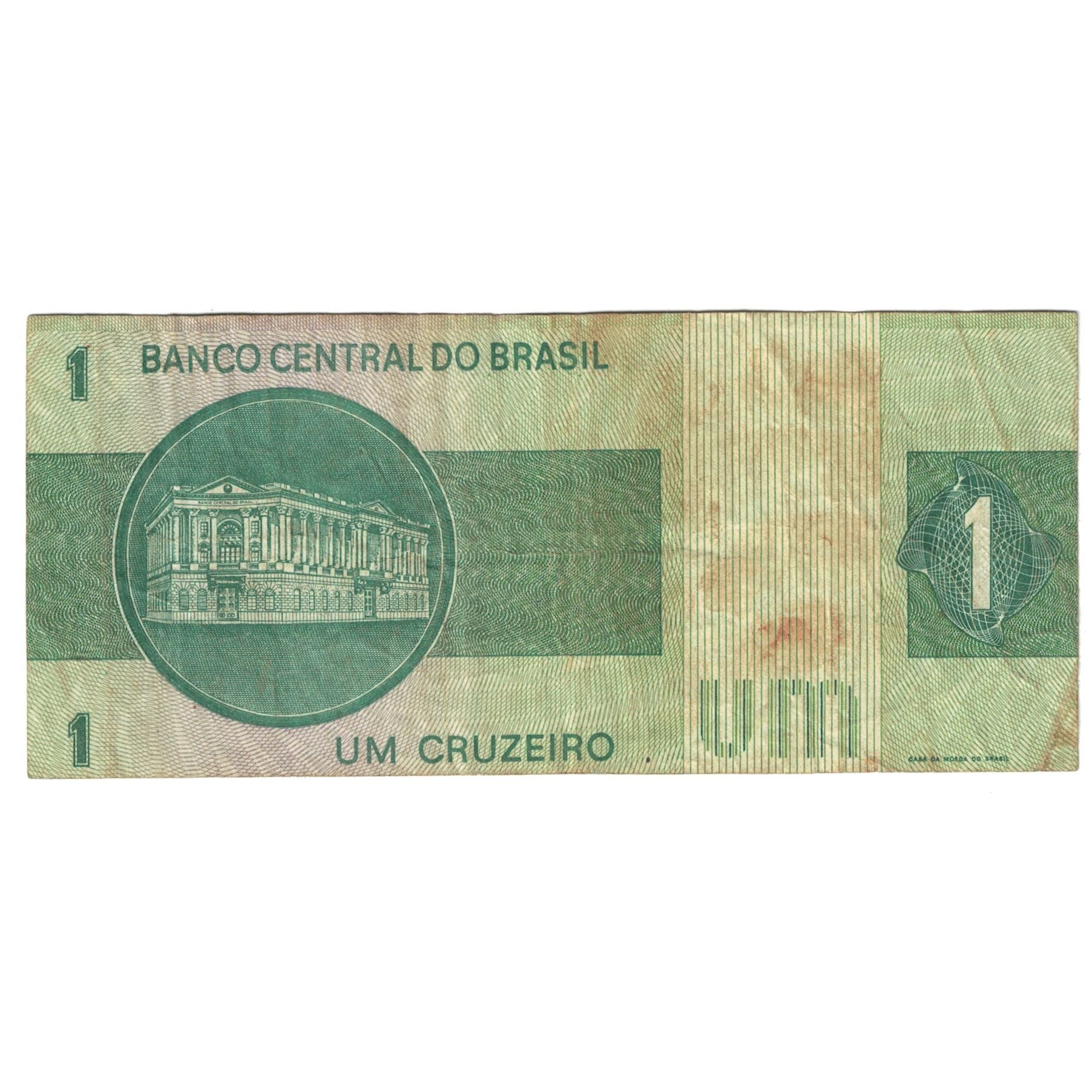 Biljet, Brazilië, 1 Cruzeiro, KM:191Ac, TB+