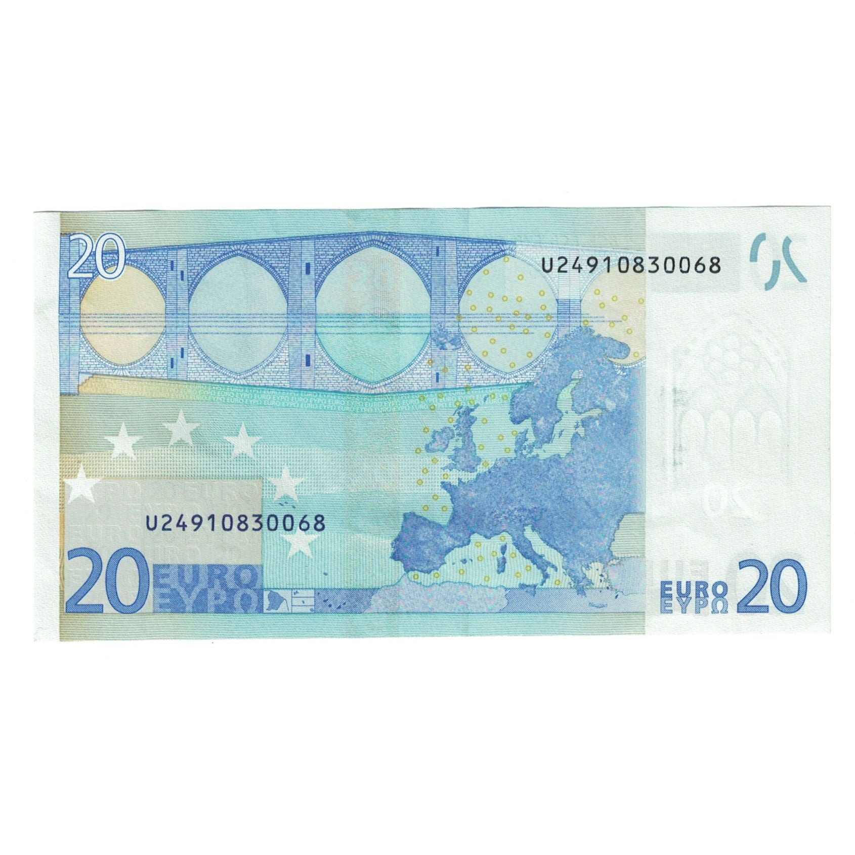 European Union, 20 Euro, 2002, 2002, Fauté, KM:3u, UNC(63), U24910830068