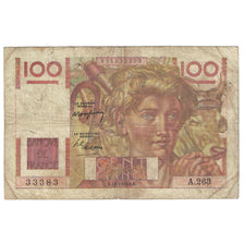 Francia, 100 Francs, Jeune Paysan, A.263, 1948, BC, Fayette:28.19, KM:128b