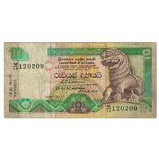 Geldschein, Sri Lanka, 10 Rupees, 1991, 1991-01-01, KM:102a, S