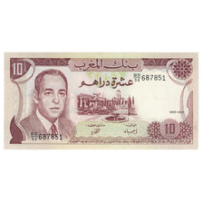 Banknote, Morocco, 10 Dirhams, 1985, Undated (1985/AH1405)., KM:57b, UNC(63)