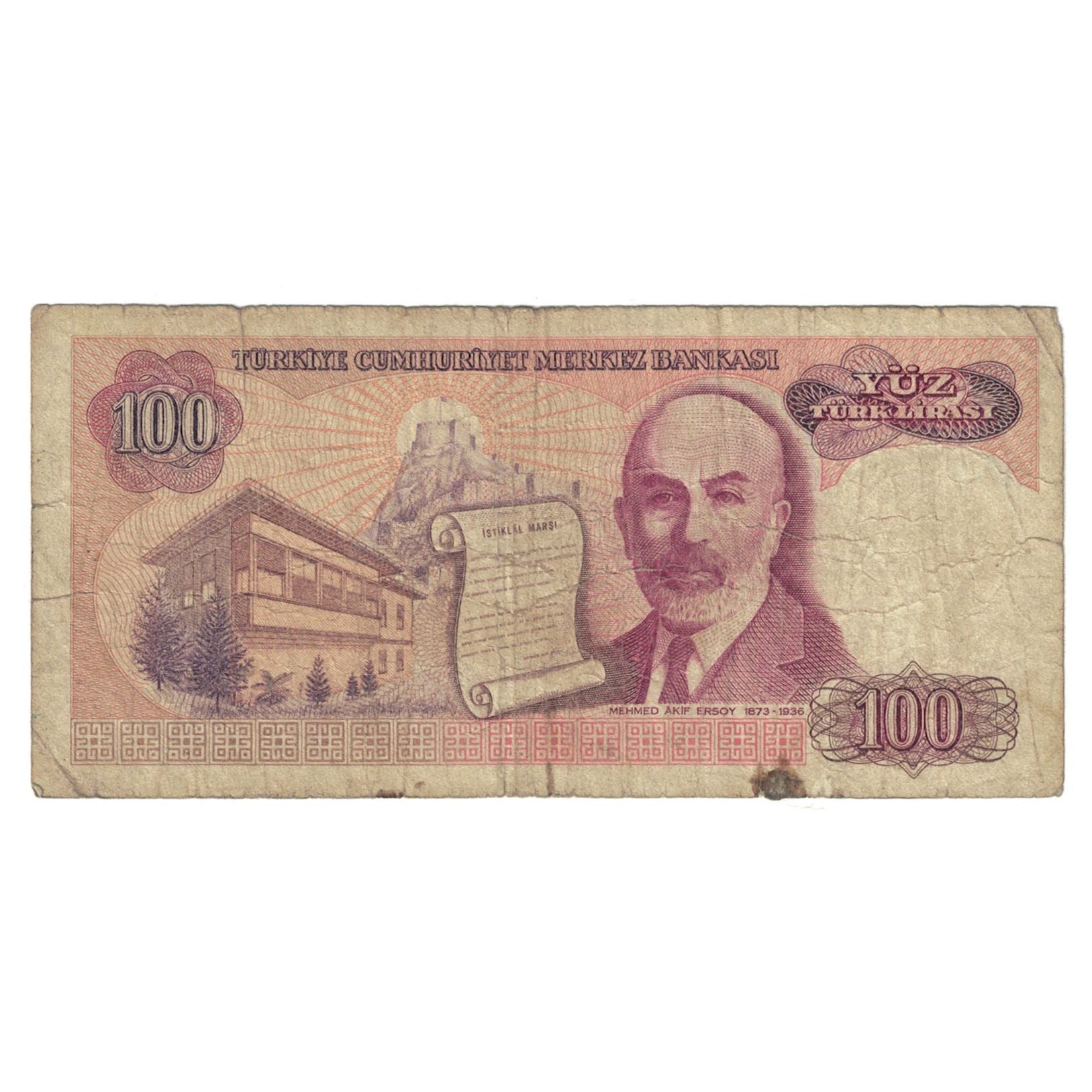Geldschein, Türkei, 100 Lira, 1970, 1970-01-14, KM:194b, SGE+