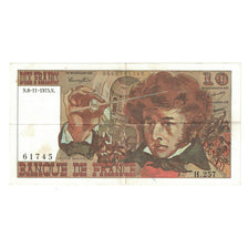 França, 10 Francs, Berlioz, 1975, H.257, EF(40-45), Fayette:63.14, KM:150b