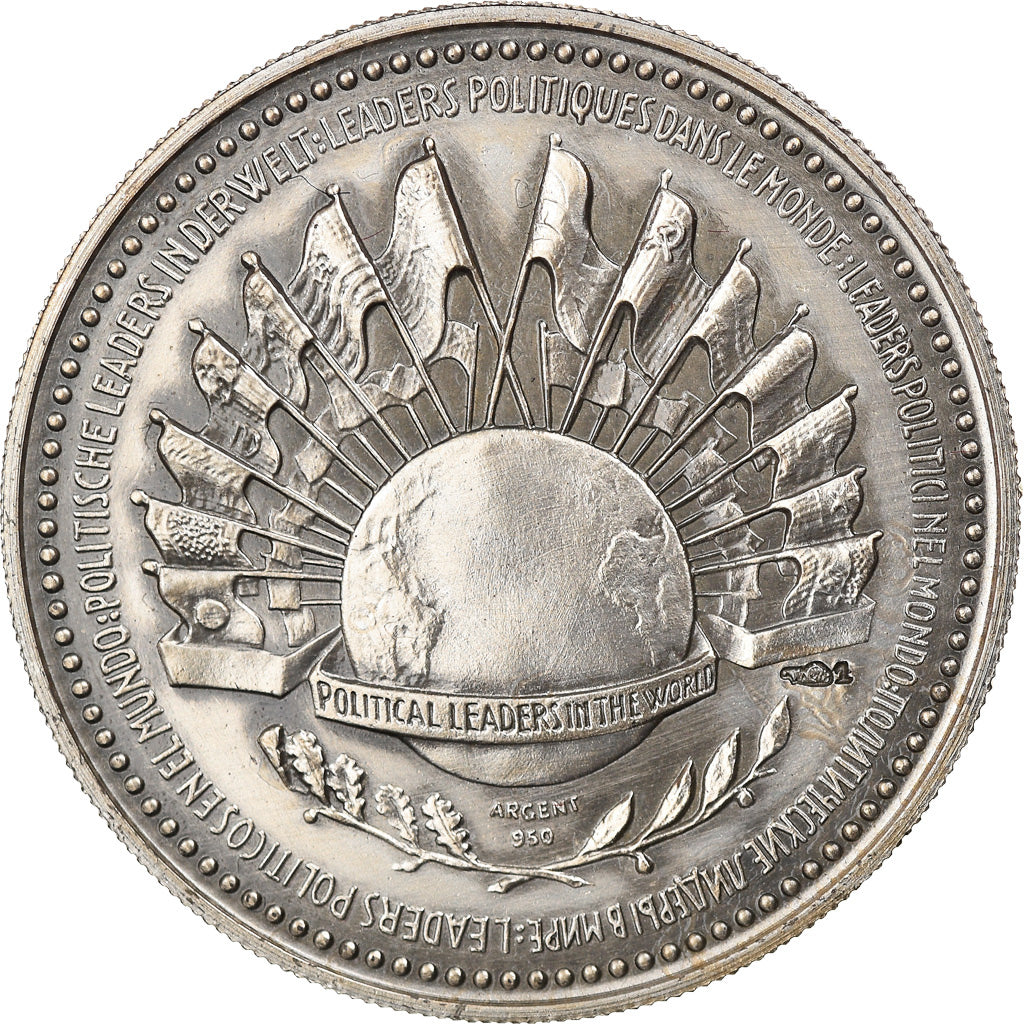 France, Medal, French Fifth Republic, History, MS(60-62), Silver