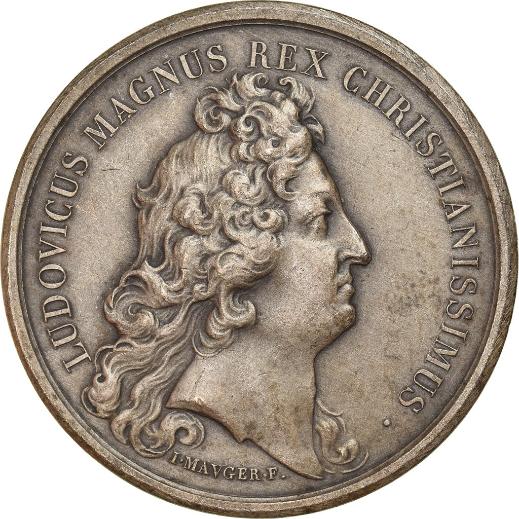França, Medal, Lycée Louis -Le-Grand, Louis XIV, Dubois.H, AU(50-53), Bronze