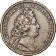 França, Medal, Lycée Louis -Le-Grand, Louis XIV, Dubois.H, AU(50-53), Bronze