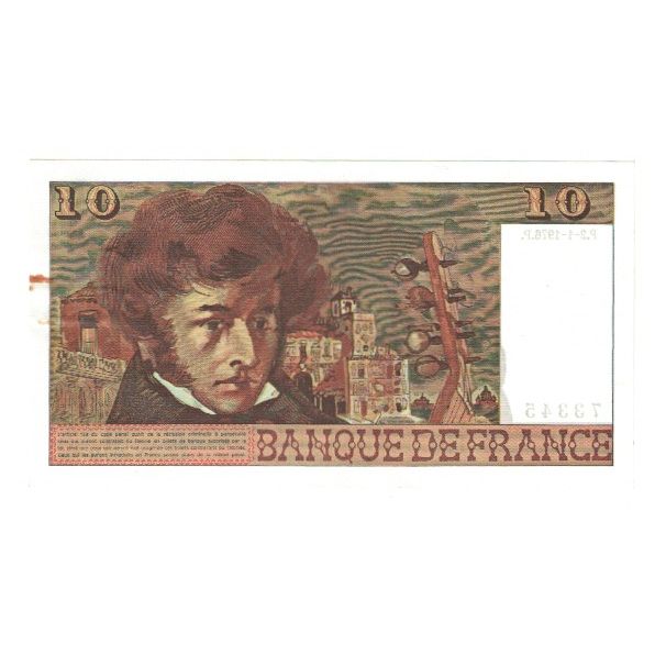France, 10 Francs, Berlioz, 1976, Y.279, EF(40-45), Fayette:63.16, KM:150c