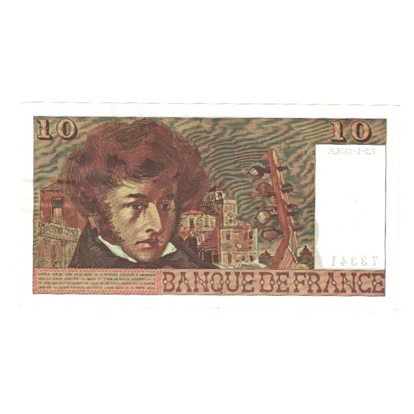 Frankrijk, 10 Francs, Berlioz, 1976, Y.279, SUP+, Fayette:63.16, KM:150c