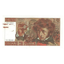 França, 10 Francs, Berlioz, 1976, Z.279, VF(20-25), Fayette:63.16, KM:150c