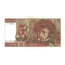 França, 10 Francs, Berlioz, 1976, U.289, AU(55-58), Fayette:63.19, KM:150c