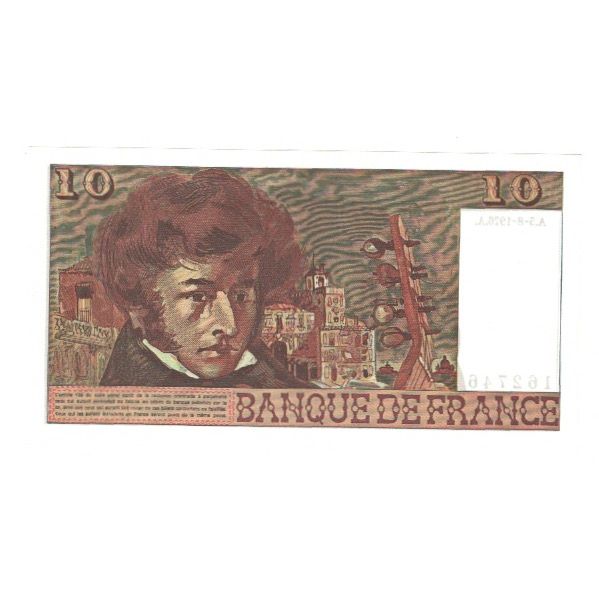 Francia, 10 Francs, Berlioz, 1976, K.292, SPL, Fayette:63.20, KM:150c