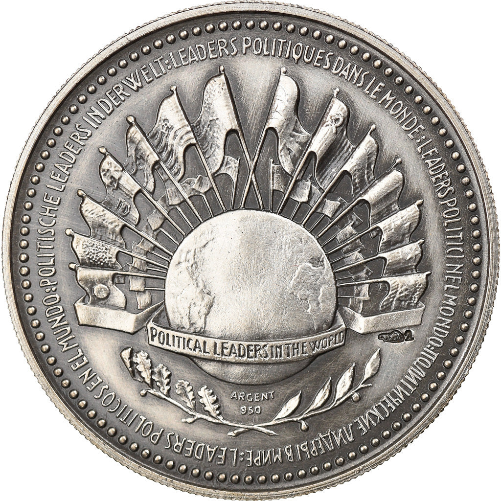 France, Medal, French Fifth Republic, History, MS(60-62), Silver