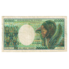 Banknote, Congo Republic, 10,000 Francs, Undated (1983), KM:7, VF(20-25)