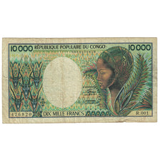 Billet, Congo Republic, 10,000 Francs, Undated (1983), KM:7, B