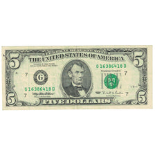 Banknot, USA, Five Dollars, 1995, Undated (1995), KM:4102, EF(40-45)