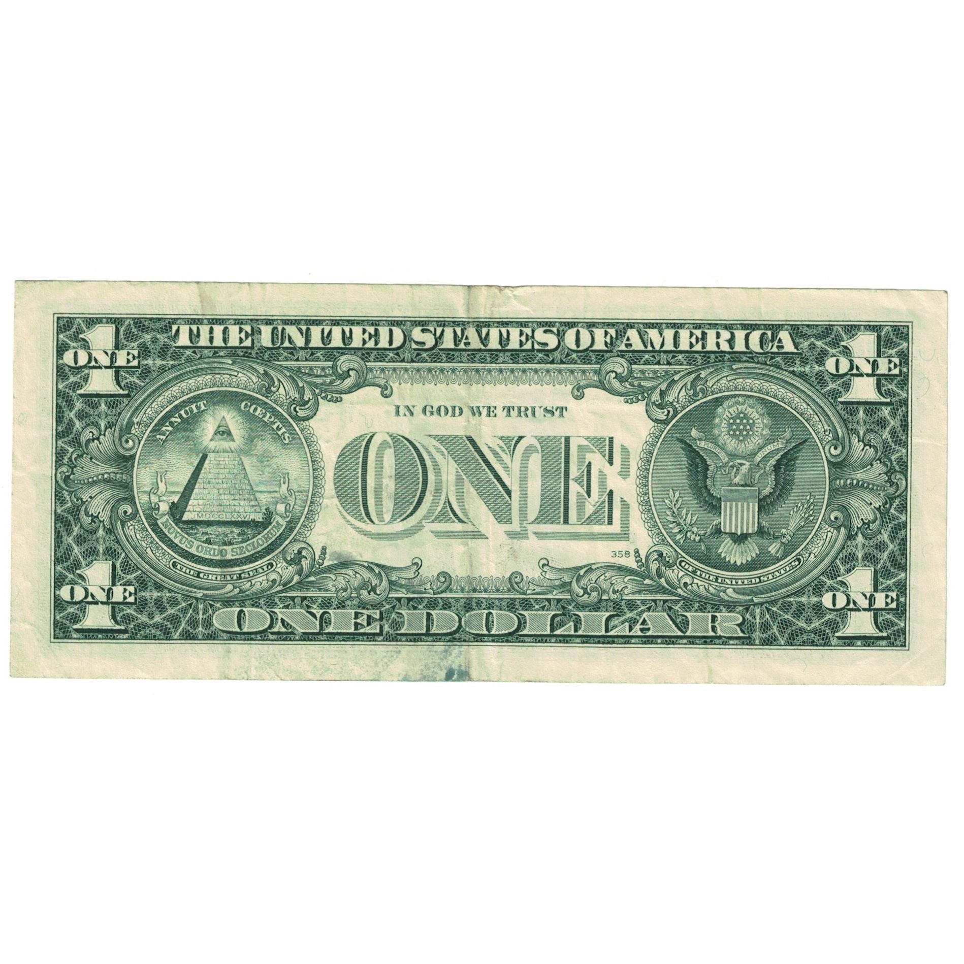 Banknote, United States, One Dollar, 1995, Undated (1995), KM:4248, EF(40-45)
