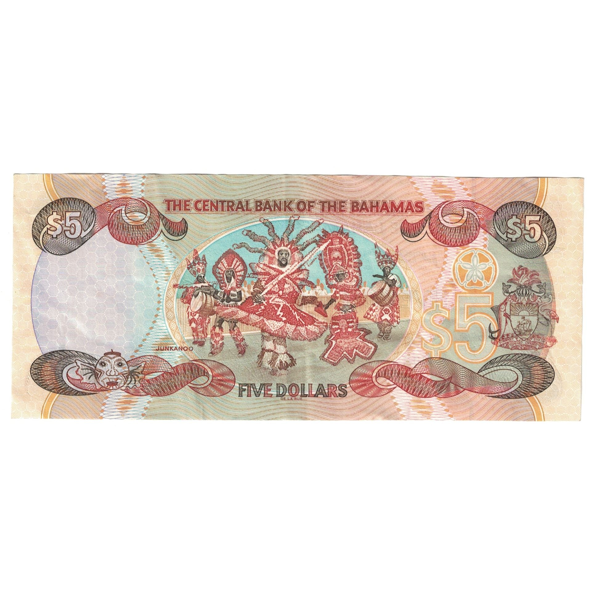 Billete, 5 Dollars, 2001, Bahamas, 2001, KM:63b, EBC