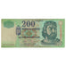 Banknot, Węgry, 200 Forint, 2003, Undated (2003), KM:187c, EF(40-45)