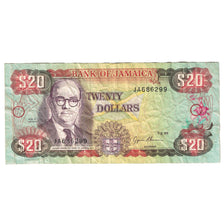 Banknote, Jamaica, 20 Dollars, 1995, 1995-02-01, KM:72e, EF(40-45)