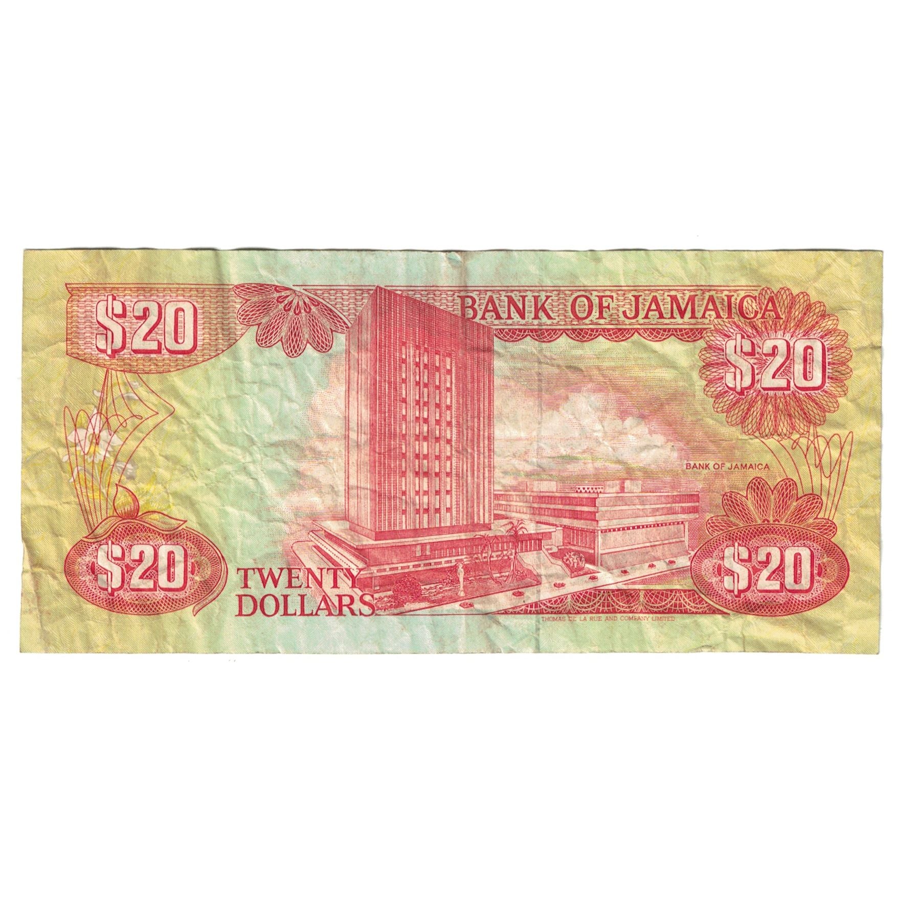 Banknote, Jamaica, 20 Dollars, 1995, 1995-02-01, KM:72e, EF(40-45)