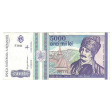 Banknote, Romania, 5000 Lei, 1993, Mai 1993, KM:104a, AU(55-58)