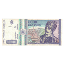 Banknote, Romania, 5000 Lei, 1993, Mai 1993, KM:104a, EF(40-45)