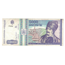 Nota, Roménia, 5000 Lei, 1993, Mai 1993, KM:104a, EF(40-45)