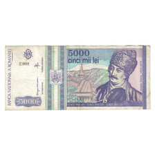 Banknote, Romania, 5000 Lei, 1993, Mai 1993, KM:104a, EF(40-45)