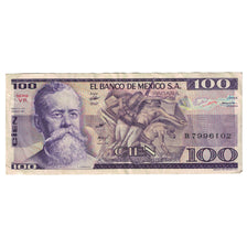 Billet, Mexique, 100 Pesos, 1982, 1982-03-25, KM:74c, TTB